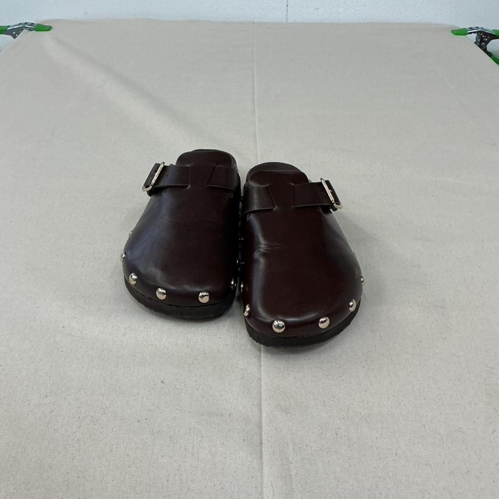 Universal Thread brown studded clogs